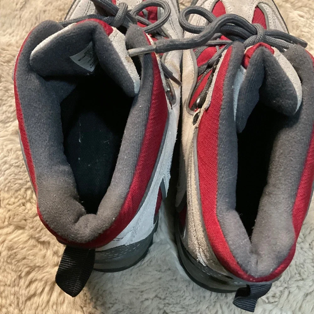 Lands End‎ Hiking Boots Lace Up Size 10 394047 Gray Ankle Womens